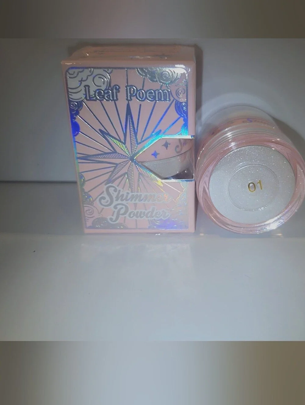 Body Shimmer Powder Loose Highlighter - White